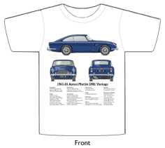 Aston Martin DB5 Vantage 1963-65 T-shirt Front